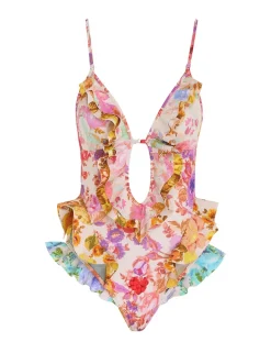 ZIMMERMANN One Pieces<Raie Waterfall Frill 1Pc