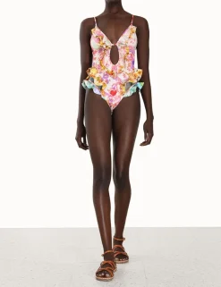 ZIMMERMANN One Pieces<Raie Waterfall Frill 1Pc