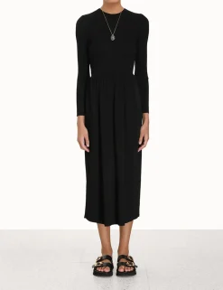 ZIMMERMANN Knitwear<Rib Midi Dress