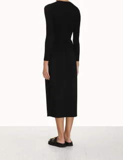 ZIMMERMANN Luminosity<Rib Midi Dress