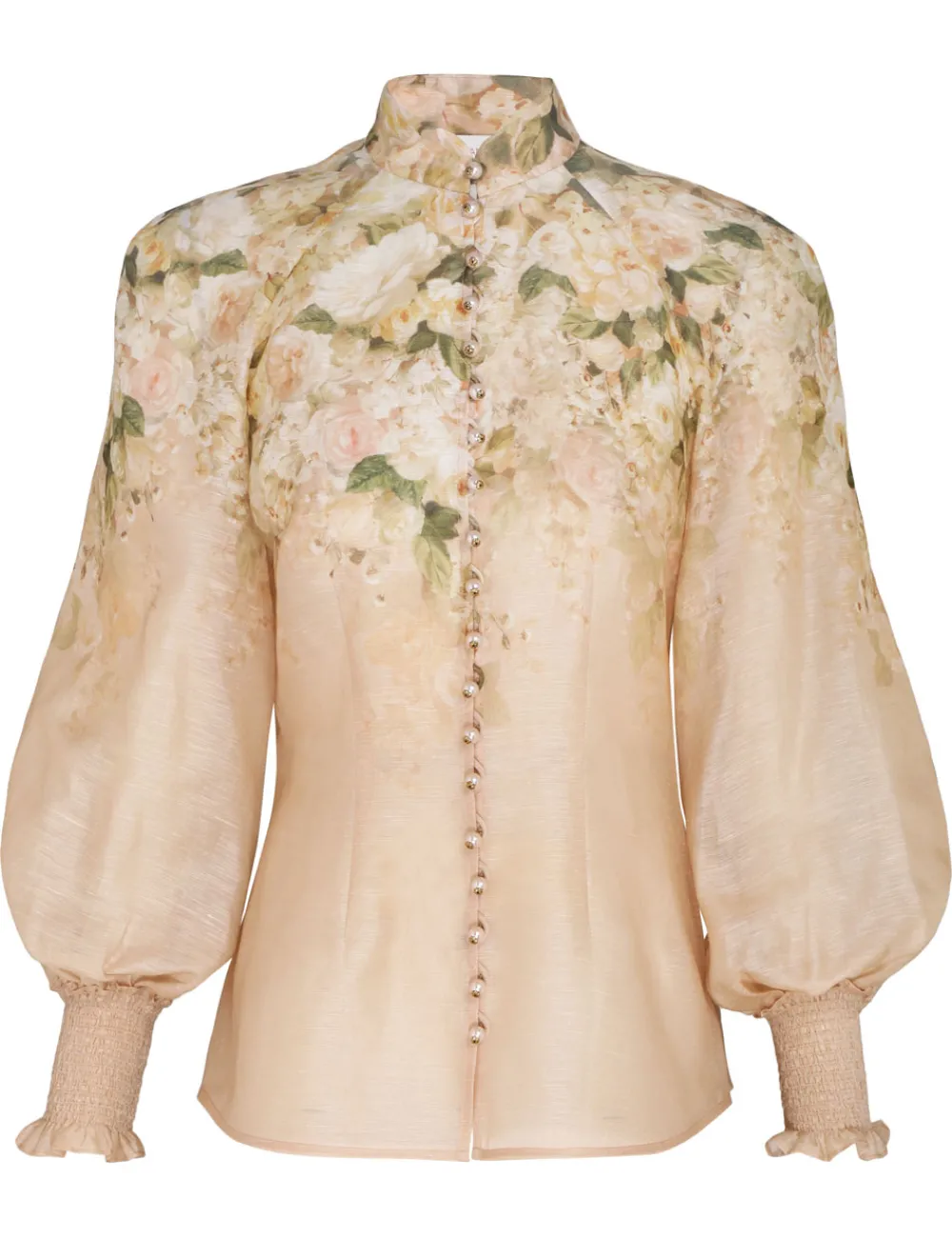 ZIMMERMANN Tops<Sensory Buttoned Blouse