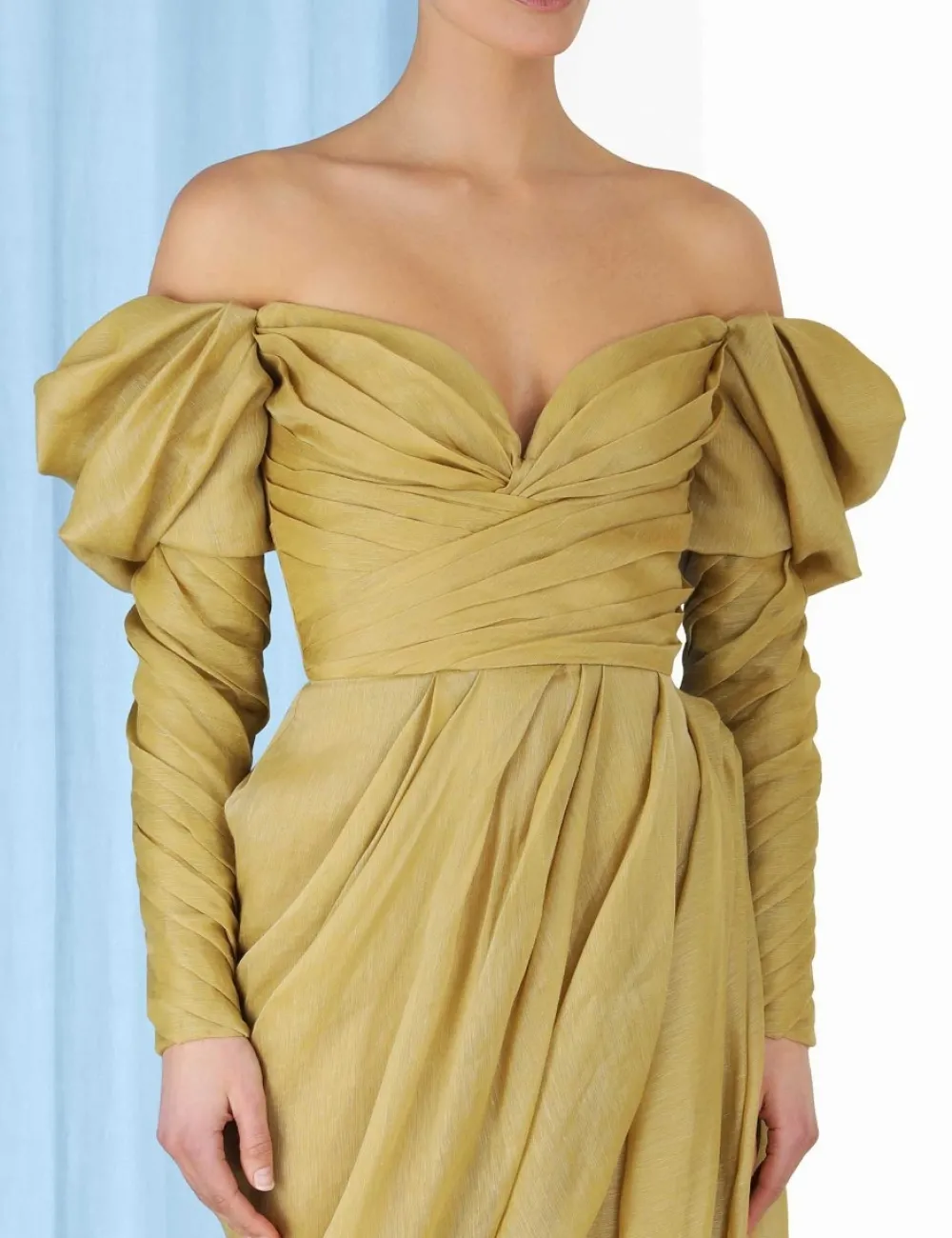 ZIMMERMANN Dresses<Sensory Drape Midi Dress