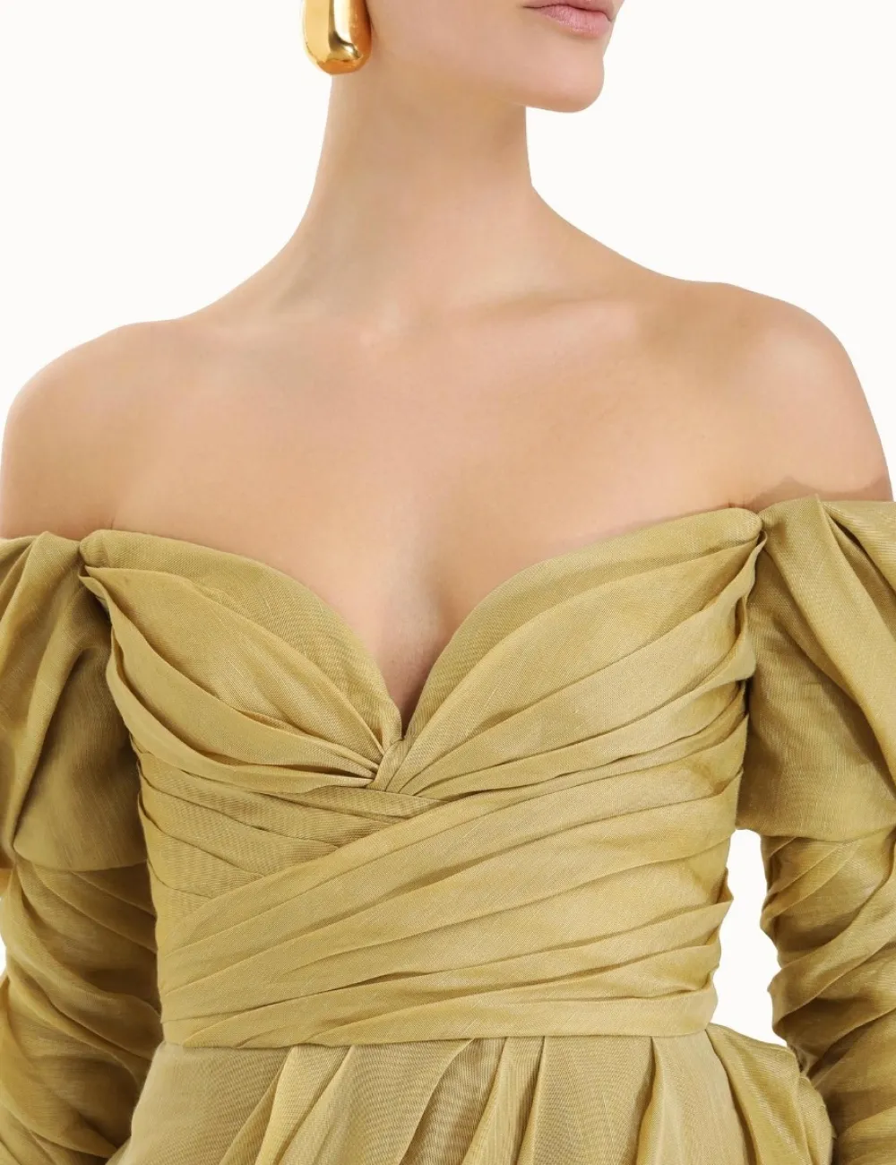 ZIMMERMANN Dresses<Sensory Drape Midi Dress