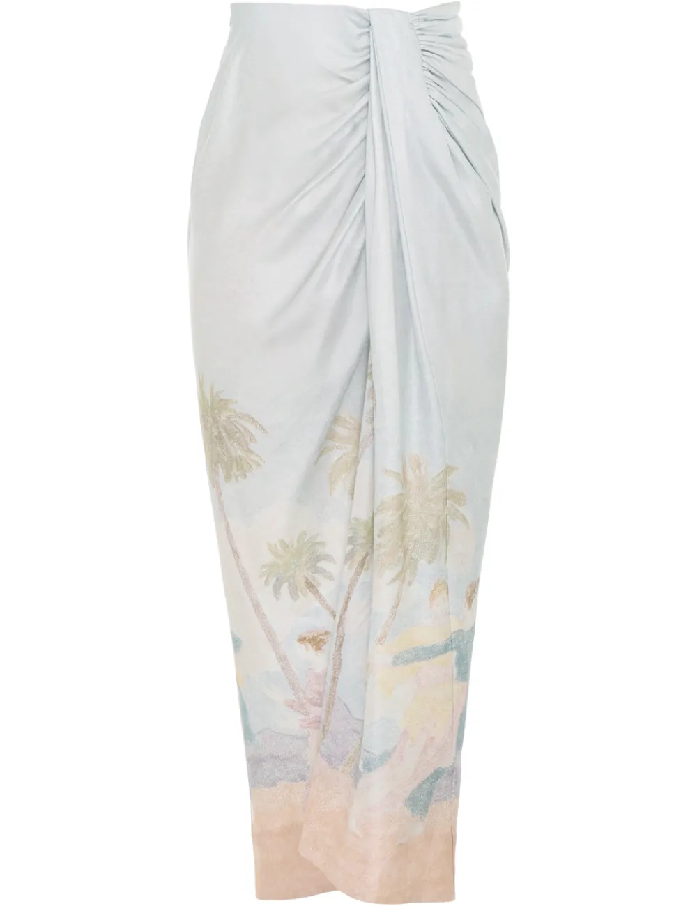 ZIMMERMANN Luminosity<Sensory Drape Midi Skirt