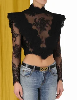 ZIMMERMANN Tops<Sensory Lace Bodice Top