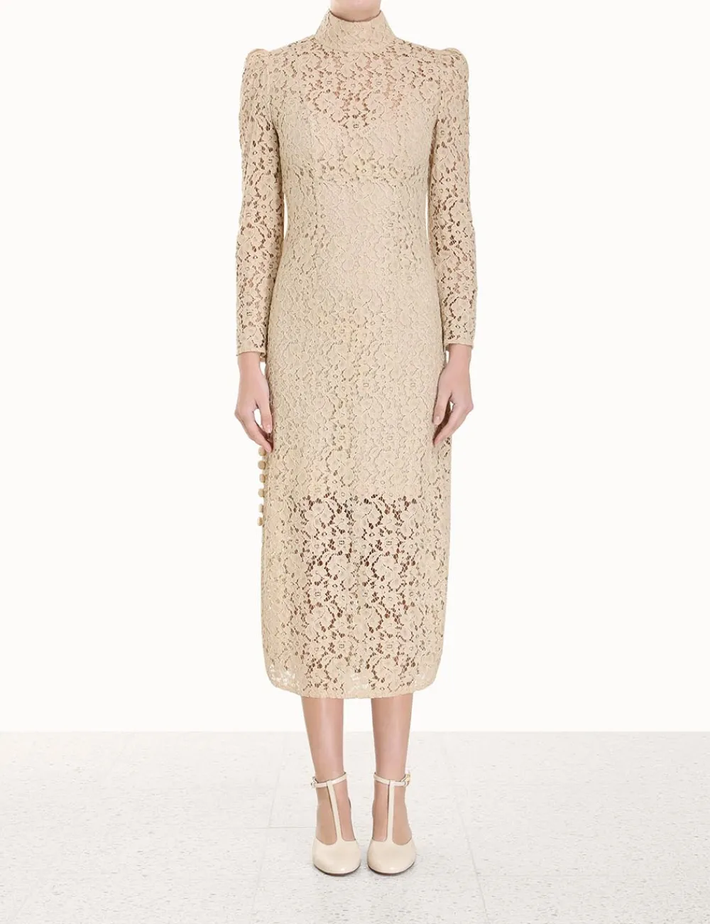 ZIMMERMANN Clothing<Sensory Lace Midi Dress