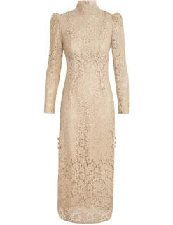 ZIMMERMANN Luminosity<Sensory Lace Midi Dress