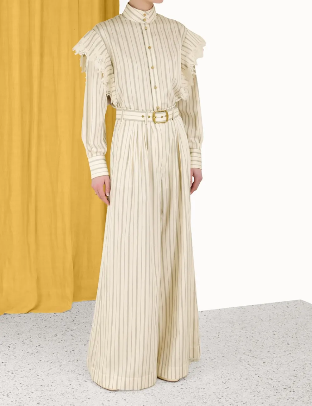ZIMMERMANN Clothing<Sensory Lace Stripe Shirt