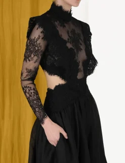 ZIMMERMANN Dresses<Sensory Lace Yoke Gown