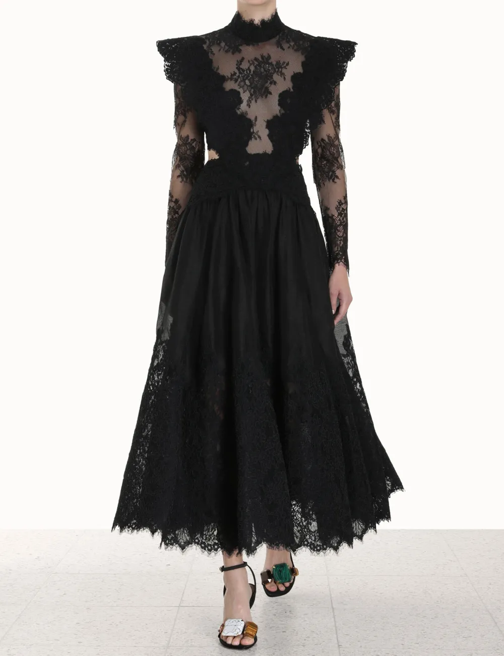 ZIMMERMANN Luminosity<Sensory Lace Yoke Gown