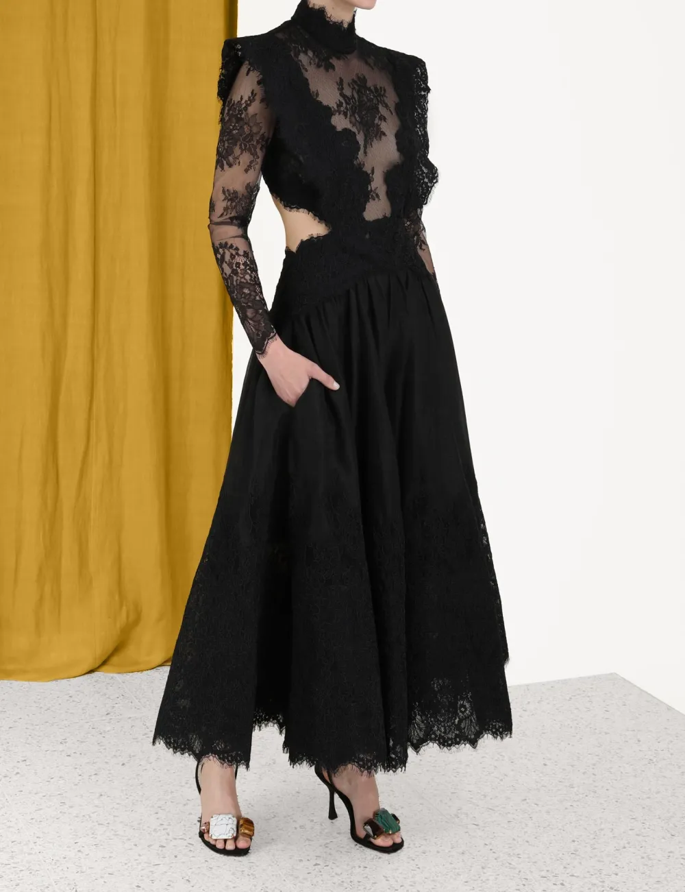 ZIMMERMANN Luminosity<Sensory Lace Yoke Gown