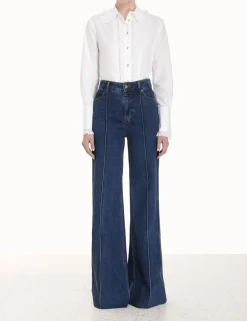 ZIMMERMANN Clothing<Sensory Pintucked Shirt