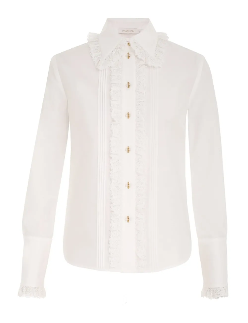 ZIMMERMANN Luminosity<Sensory Pintucked Shirt