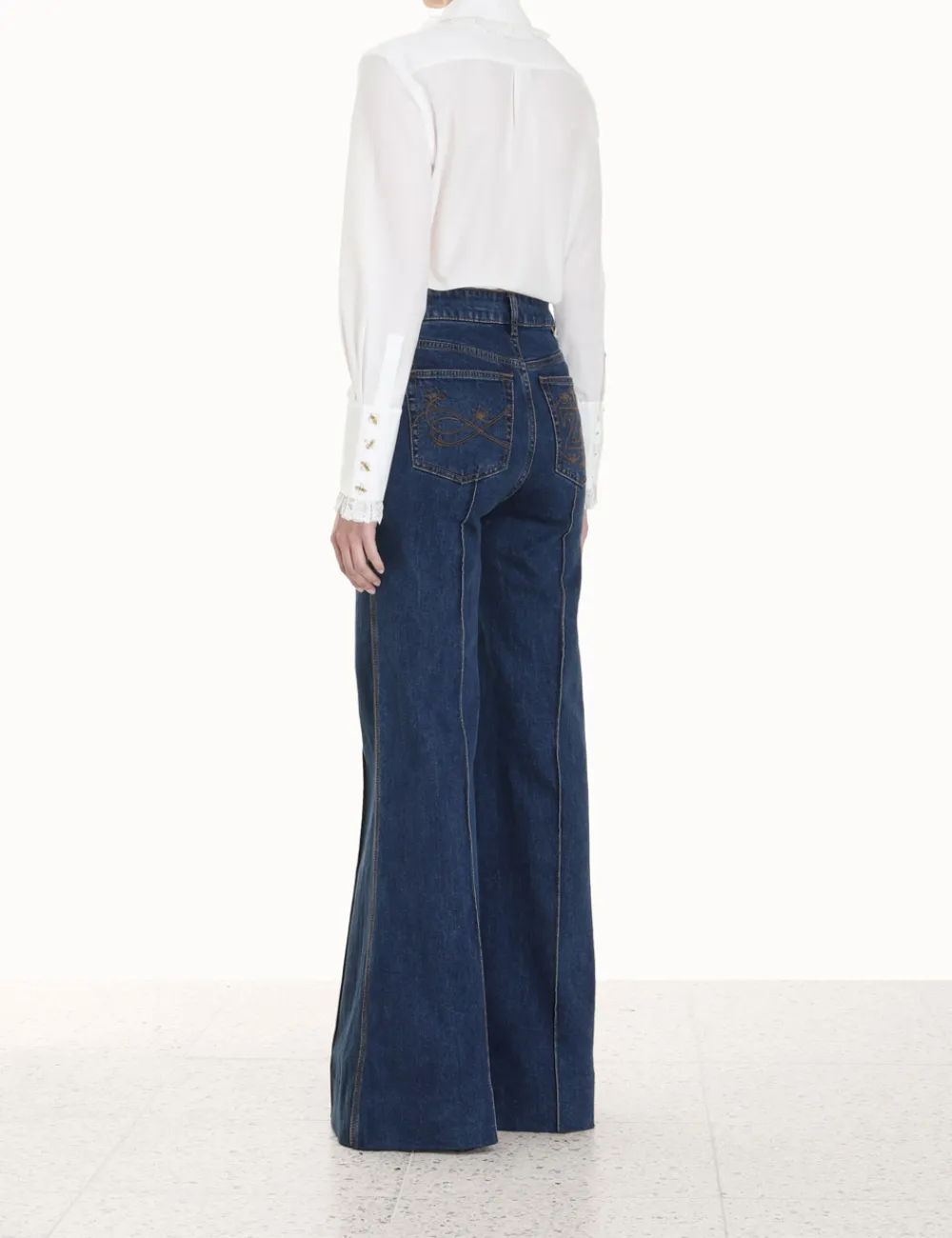 ZIMMERMANN Luminosity<Sensory Pintucked Shirt