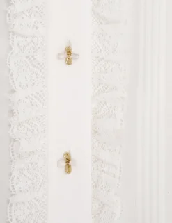 ZIMMERMANN Luminosity<Sensory Pintucked Shirt