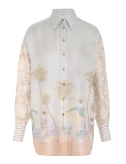 ZIMMERMANN Clothing<Sensory Spliced Shirt