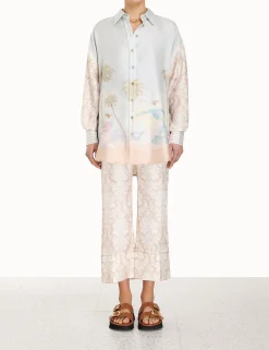 ZIMMERMANN Clothing<Sensory Spliced Shirt