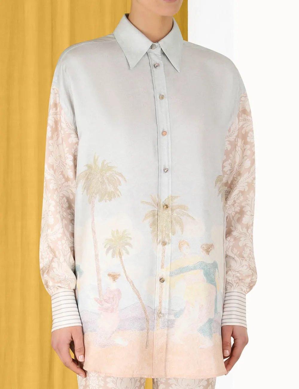 ZIMMERMANN Clothing<Sensory Spliced Shirt