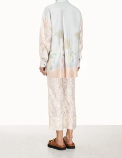 ZIMMERMANN Tops<Sensory Spliced Shirt