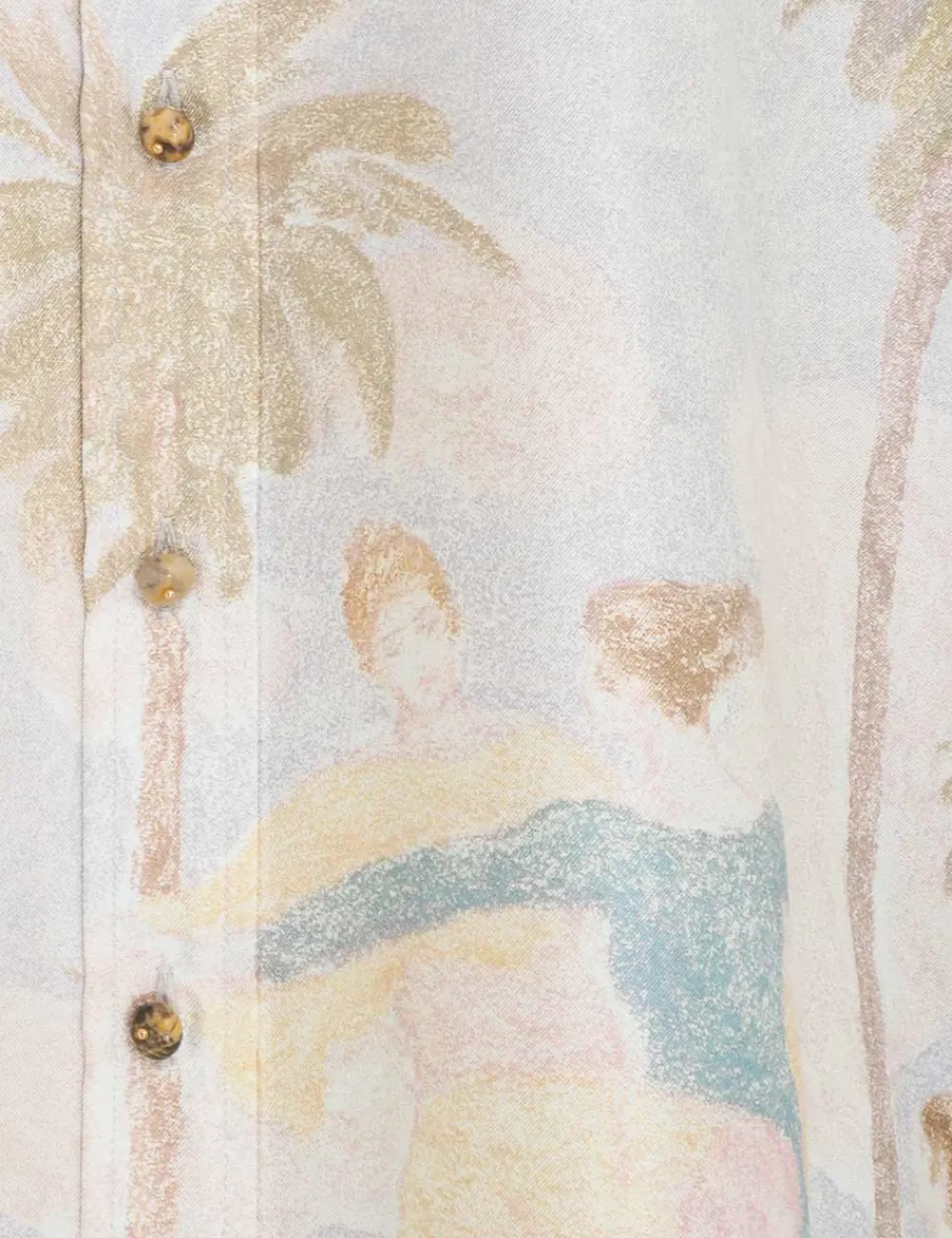 ZIMMERMANN Tops<Sensory Spliced Shirt