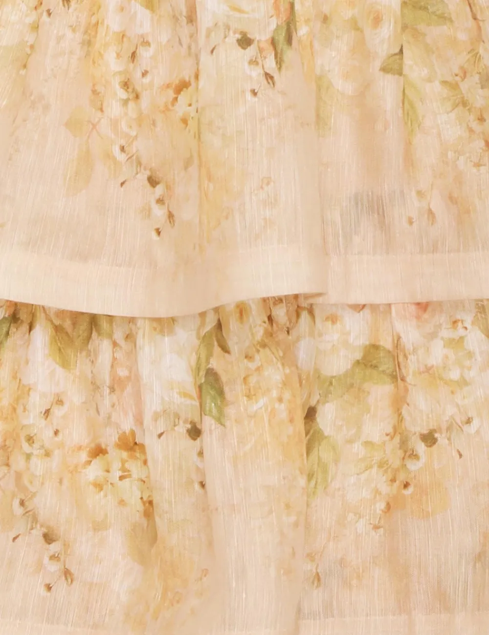 ZIMMERMANN Clothing<Sensory Tiered Midi Dress
