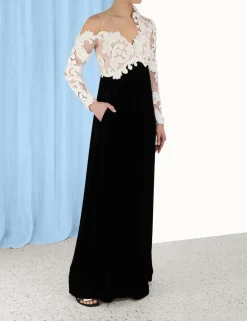 ZIMMERMANN Clothing<Sensory Velvet Bodice Gown