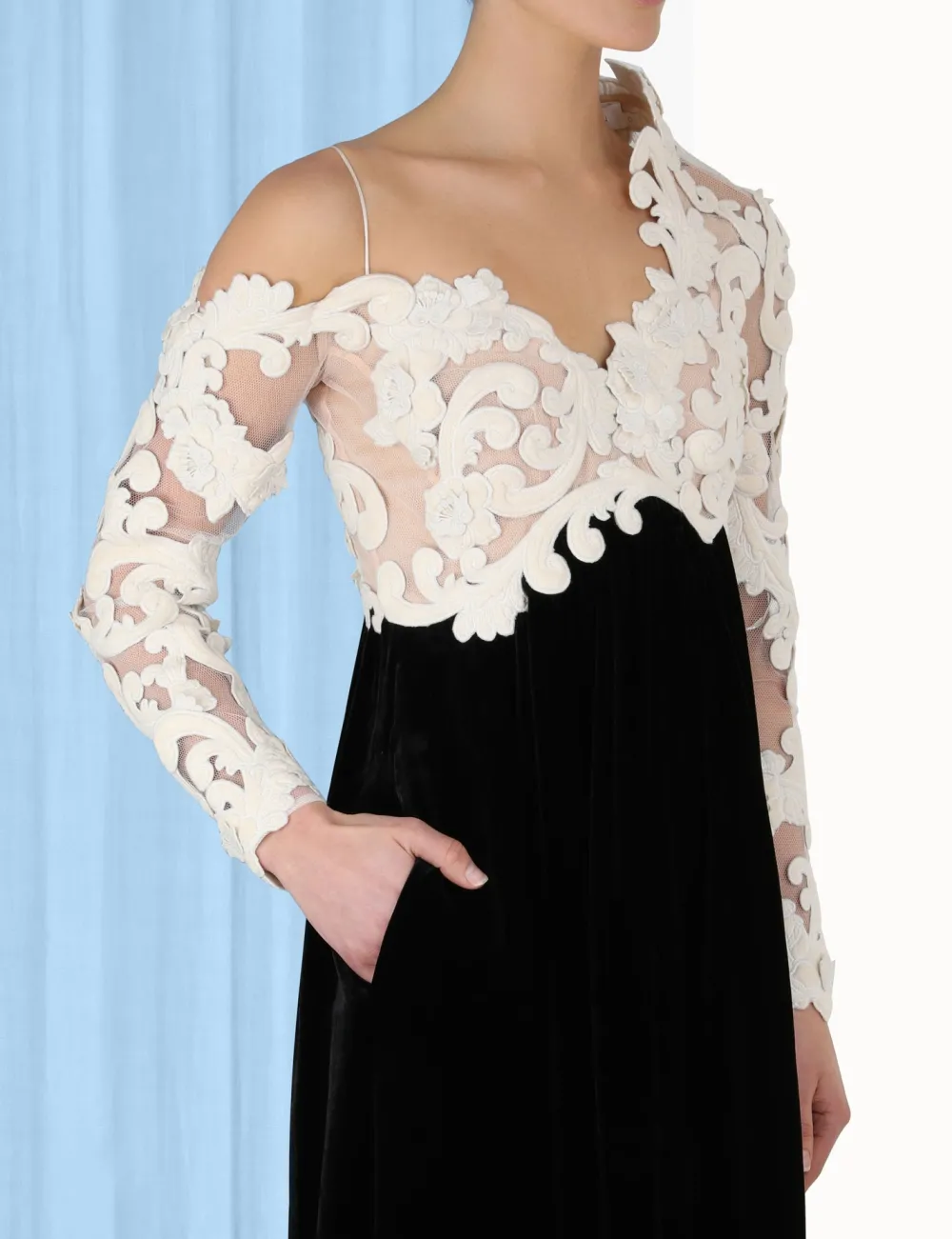 ZIMMERMANN Luminosity<Sensory Velvet Bodice Gown
