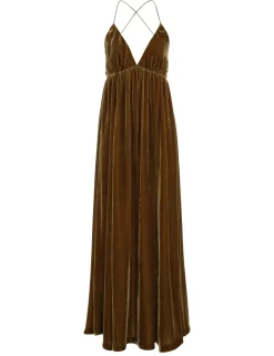 ZIMMERMANN Clothing<Sensory Velvet Dress