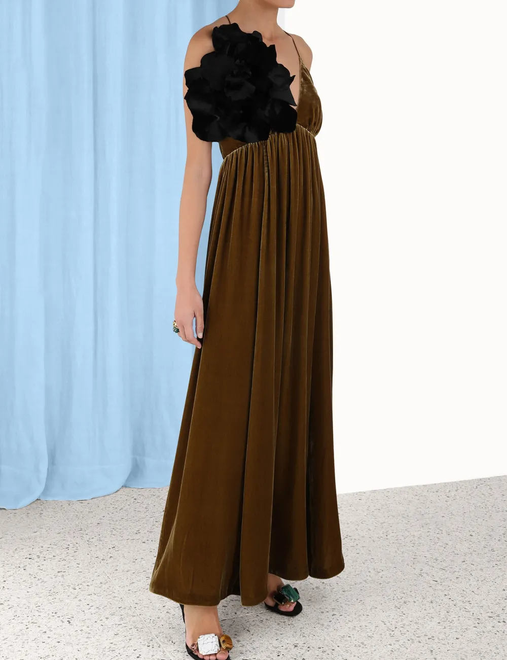 ZIMMERMANN Dresses<Sensory Velvet Dress