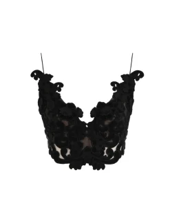 ZIMMERMANN Tops<Sensory Velvet Lace Bodice