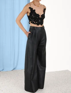 ZIMMERMANN Clothing<Sensory Velvet Lace Bodice