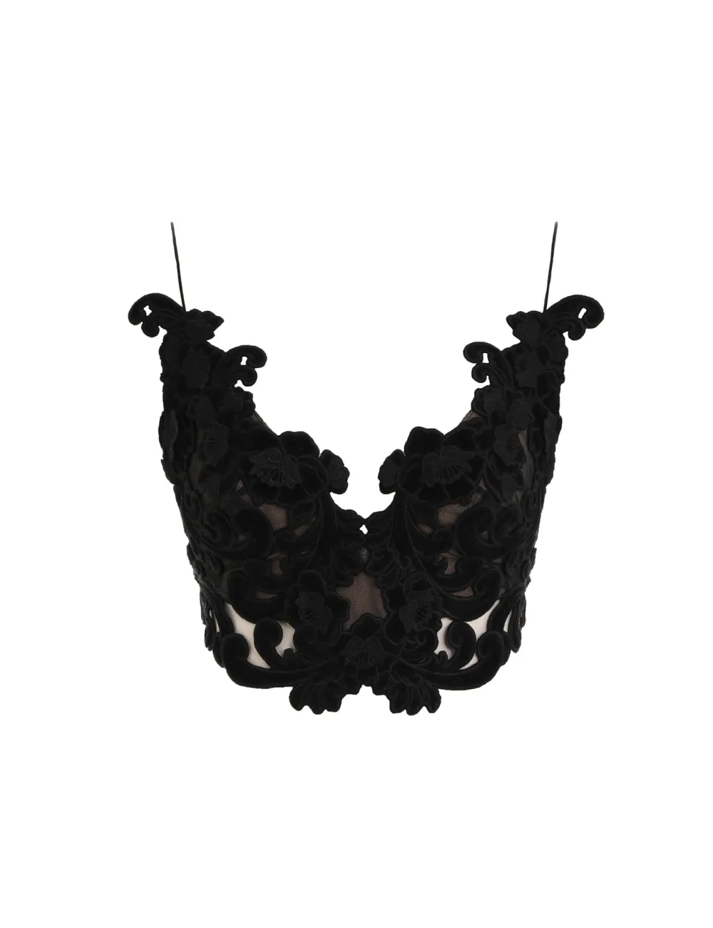 ZIMMERMANN Luminosity<Sensory Velvet Lace Bodice