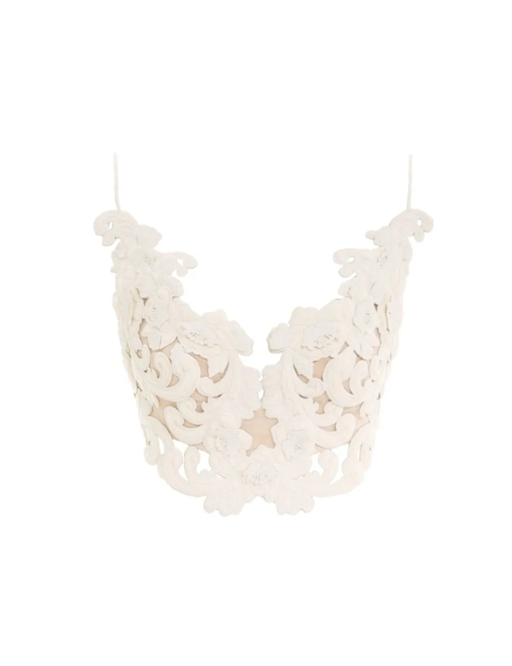 ZIMMERMANN Form & Light<Sensory Velvet Lace Bodice