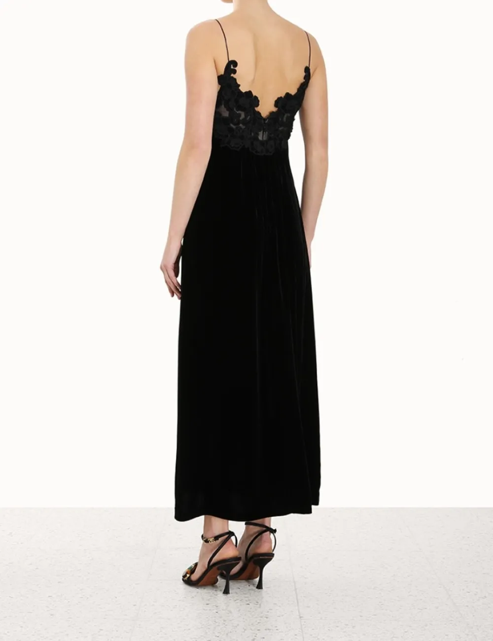 ZIMMERMANN Dresses<Sensory Velvet Slip Dress