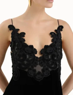 ZIMMERMANN Luminosity<Sensory Velvet Slip Dress