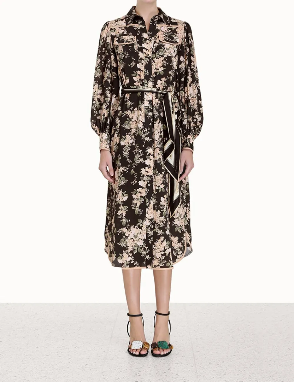 ZIMMERMANN Dresses<Shirt Midi Dress