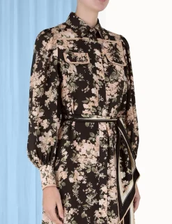 ZIMMERMANN Dresses<Shirt Midi Dress