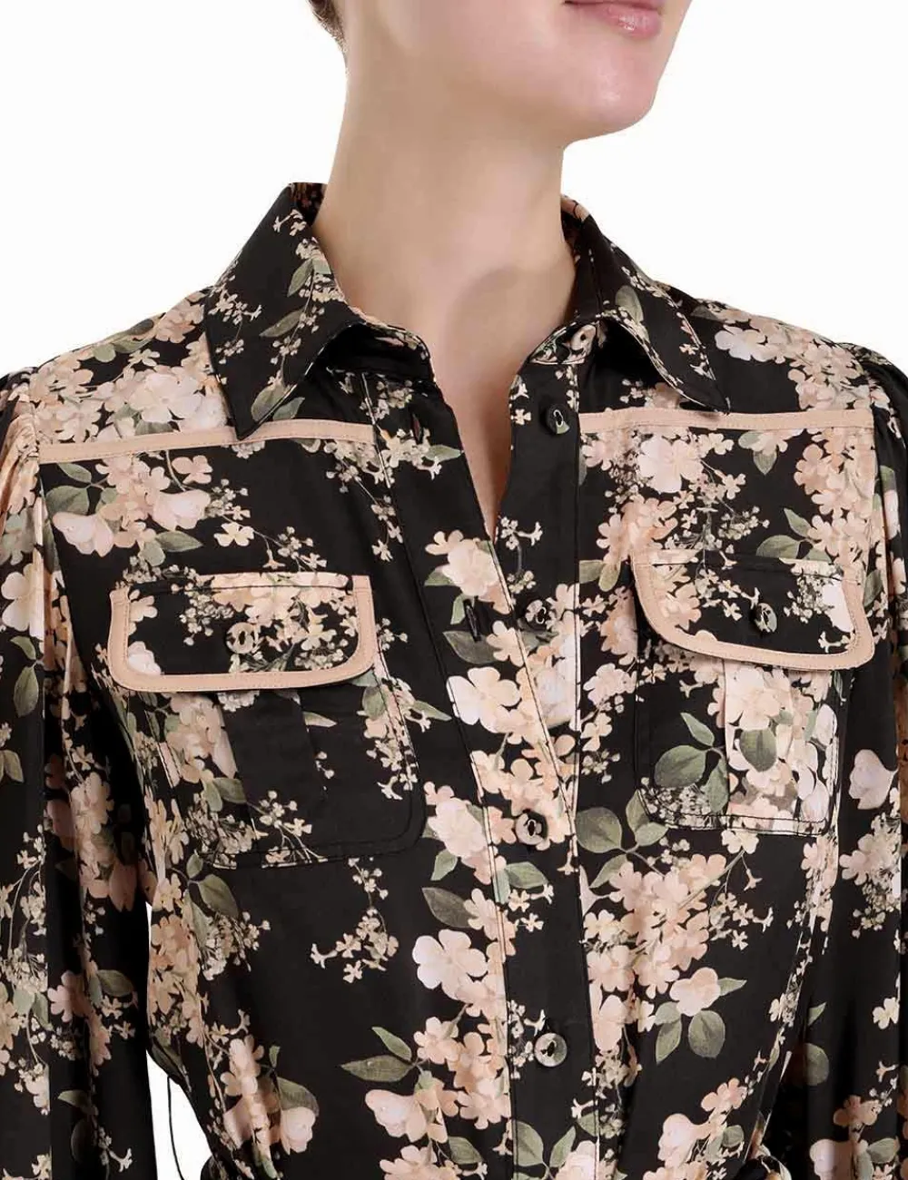 ZIMMERMANN Dresses<Shirt Midi Dress