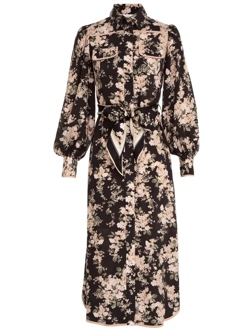 ZIMMERMANN Luminosity<Shirt Midi Dress