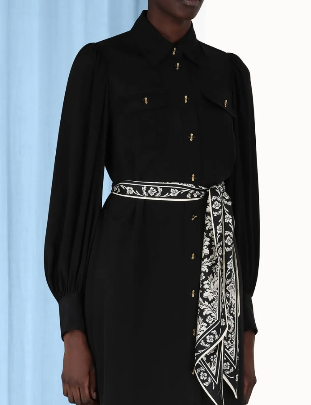 ZIMMERMANN Luminosity<Shirt Midi Dress