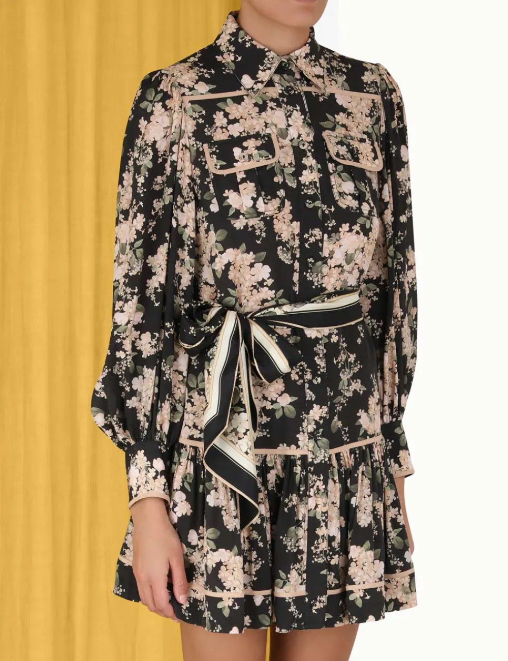 ZIMMERMANN Clothing<Shirt Mini Dress