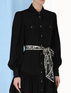 ZIMMERMANN Luminosity<Shirt Mini Dress