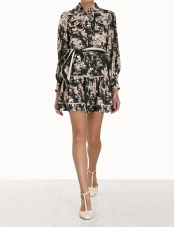 ZIMMERMANN Luminosity<Shirt Mini Dress