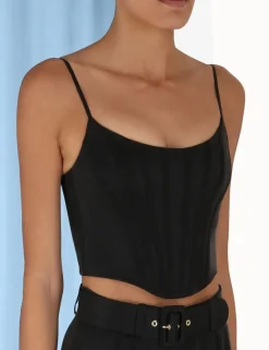 ZIMMERMANN Tops<Silk Corset Top