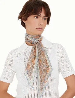 ZIMMERMANN Scarves<Silk Cotton Neck Scarf