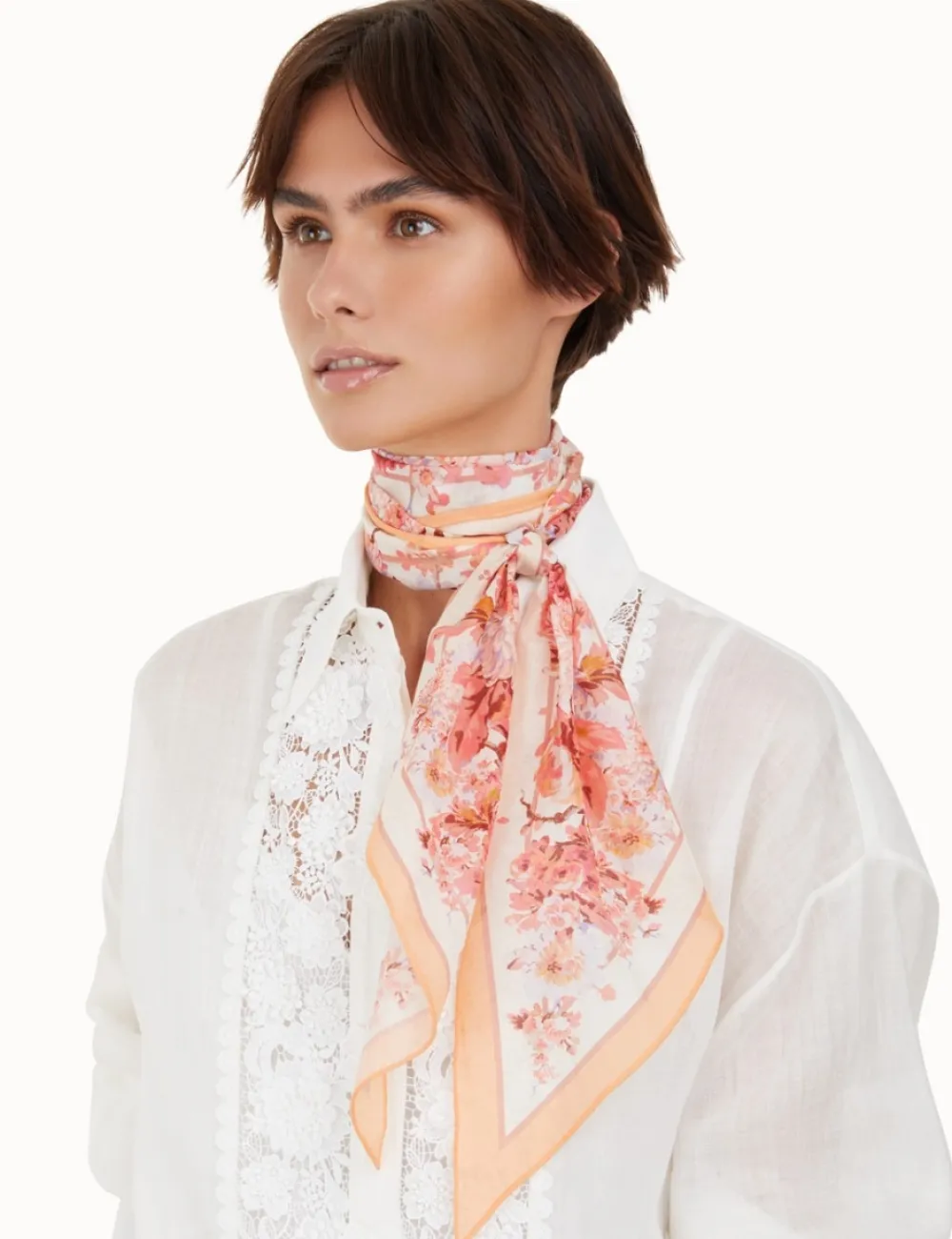 ZIMMERMANN Accessories<Silk Cotton Neck Scarf