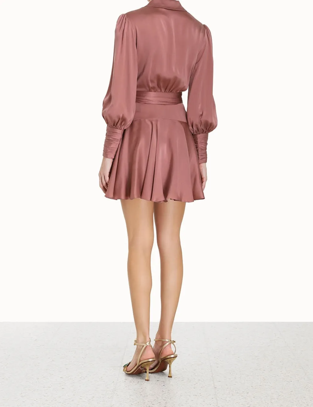 ZIMMERMANN Dresses<Silk Wrap Mini Dress