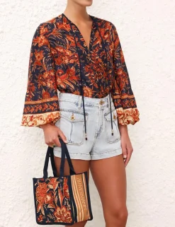 ZIMMERMANN Bags<Small Jacquard Tote