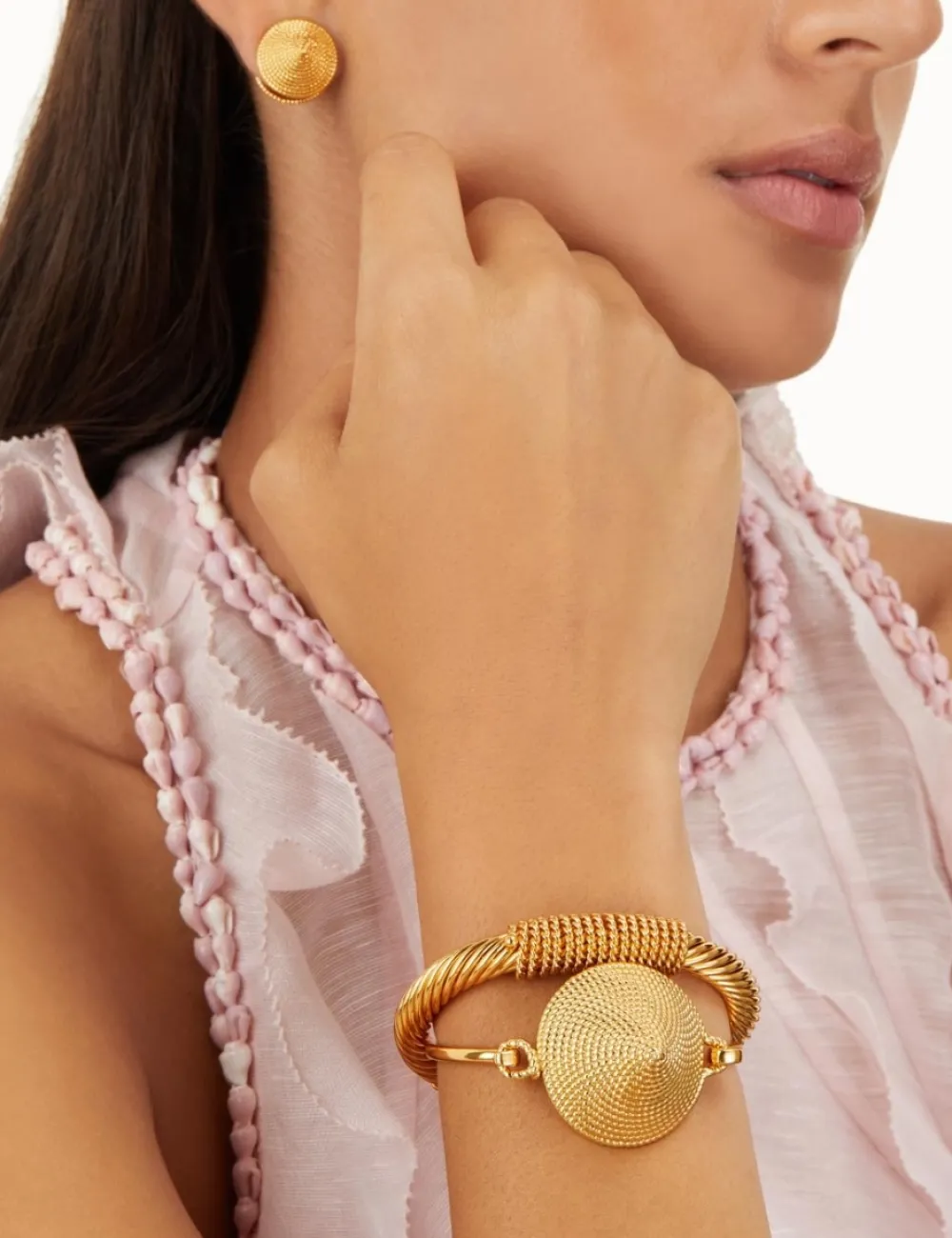 ZIMMERMANN Accessories<Spiral Rope Cone Earrings