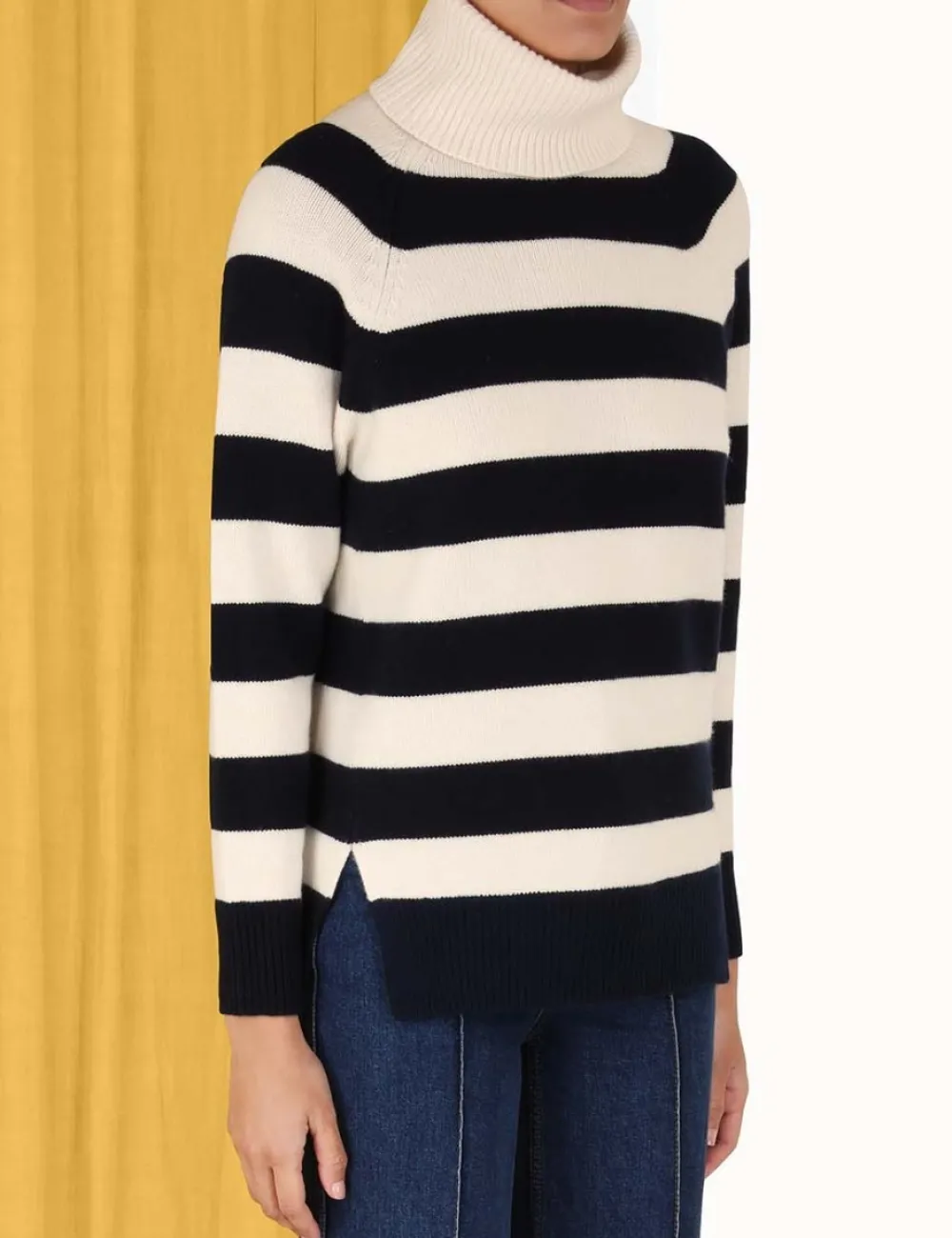 ZIMMERMANN Luminosity<Striped Roll Neck Sweater